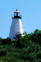 Plymouth (Gurnet) Lighthouse in Massachusetts - Soft Look